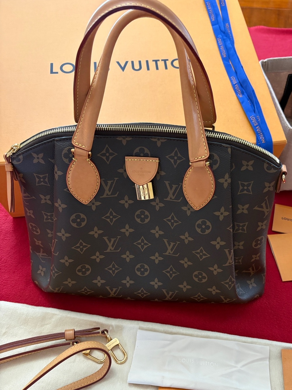 Louis Vuitton Rivoli NV MM M44546 Monogram Full Set Receipt Box